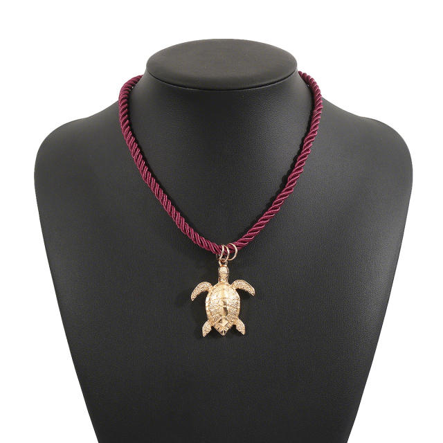 ZA Holiday Wind Conch Sea Star Shell Fish Pendant Necklace Summer Marine Life necklace