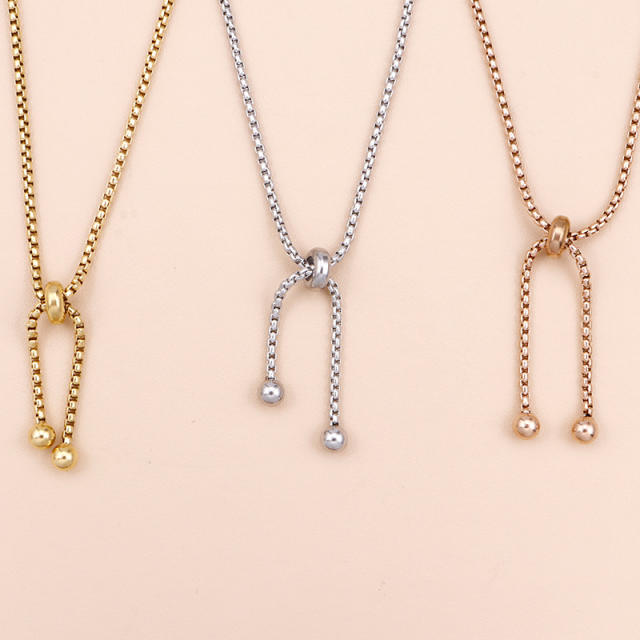 Fashion Diamond Long bar Bracelet Zircon Geometric stainless steel Bracelet