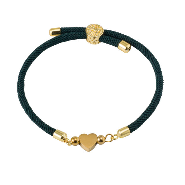 Colorful stainless steel love star five-leaf flower accessories Milan line bracelet