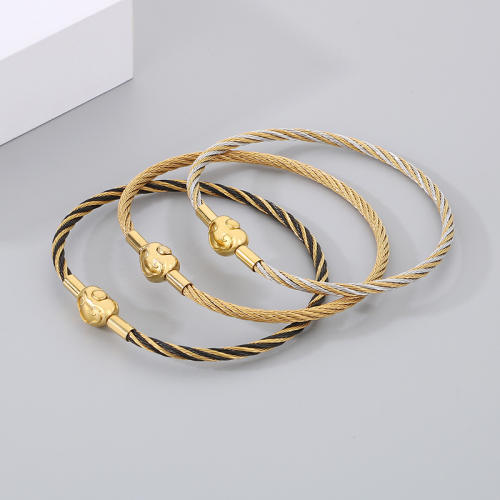 3mm Hand Rope Stainless Steel String DIY Bracelet bangle for men women