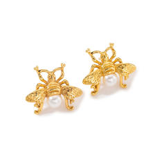 18KG shell seahorse flower shape stainless steel earrings