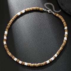 Hip Hop Imperial Stone Beaded Necklace for men