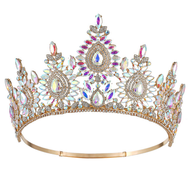 Hot Selling Adjustable Beauty Pageant Champion Crown Princess Queen Birthday Crown Bridal Crown