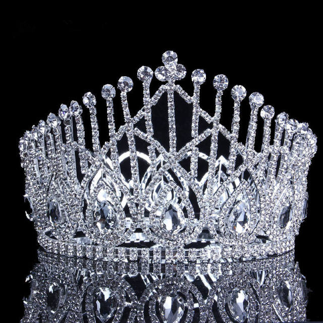 Full crystal rhinestones Crown bridal wedding headdress