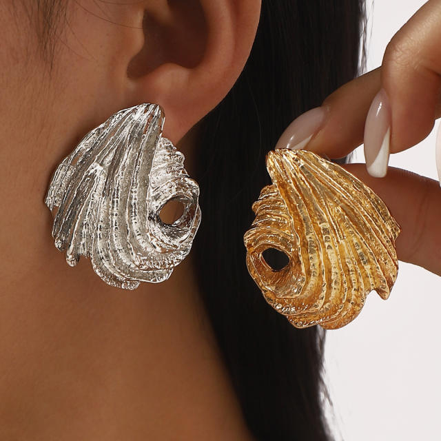 Personalized Creative Asymmetrical Geometric Alloy Earrings