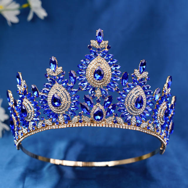 Hot Selling Adjustable Beauty Pageant Champion Crown Princess Queen Birthday Crown Bridal Crown