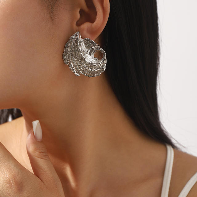 Personalized Creative Asymmetrical Geometric Alloy Earrings