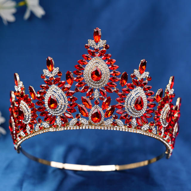 Hot Selling Adjustable Beauty Pageant Champion Crown Princess Queen Birthday Crown Bridal Crown