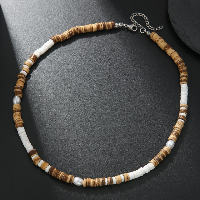 Hip Hop Imperial Stone Beaded Necklace for men