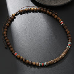 Hip Hop Imperial Stone Beaded Necklace for men