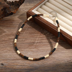 Hip Hop Imperial Stone Beaded Necklace for men