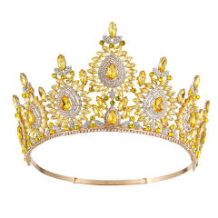 Hot Selling Adjustable Beauty Pageant Champion Crown Princess Queen Birthday Crown Bridal Crown