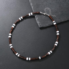 Hip Hop Imperial Stone Beaded Necklace for men