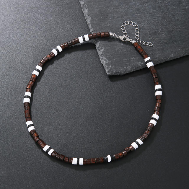 Hip Hop Imperial Stone Beaded Necklace for men