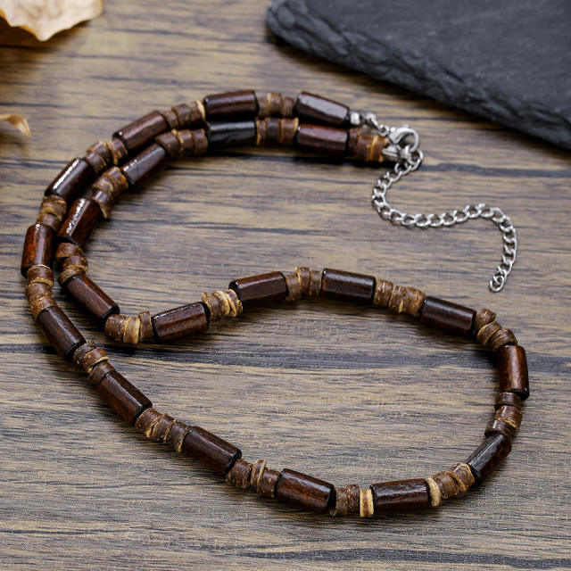 Hip Hop Imperial Stone Beaded Necklace for men