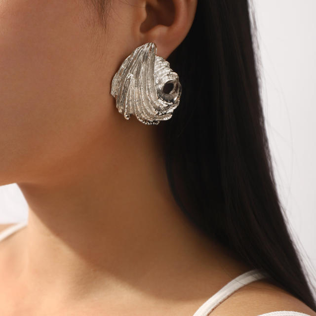 Personalized Creative Asymmetrical Geometric Alloy Earrings