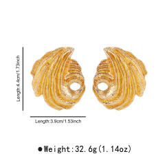 Personalized Creative Asymmetrical Geometric Alloy Earrings