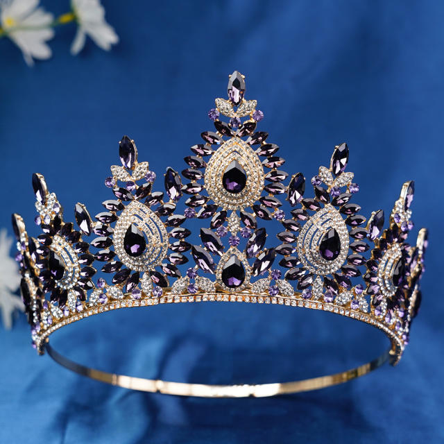 Hot Selling Adjustable Beauty Pageant Champion Crown Princess Queen Birthday Crown Bridal Crown