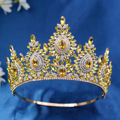 Hot Selling Adjustable Beauty Pageant Champion Crown Princess Queen Birthday Crown Bridal Crown