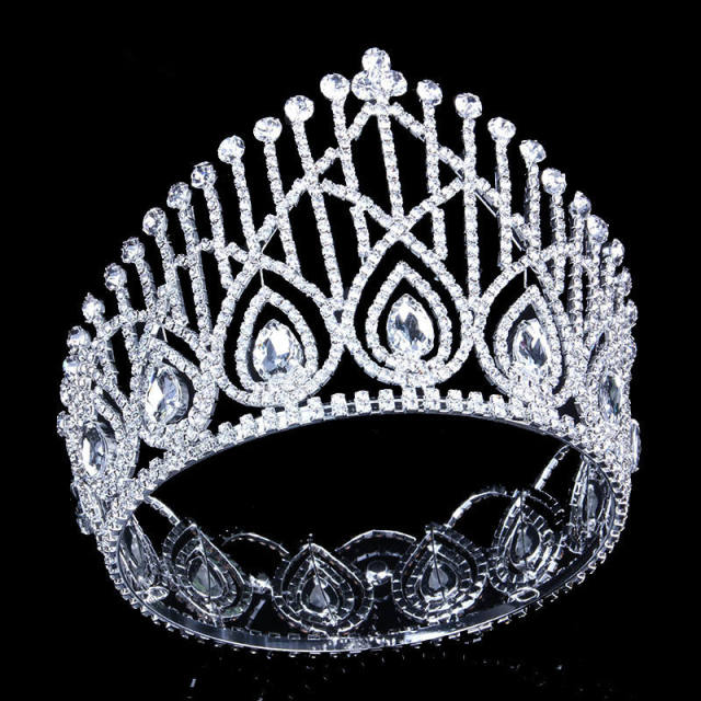Full crystal rhinestones Crown bridal wedding headdress