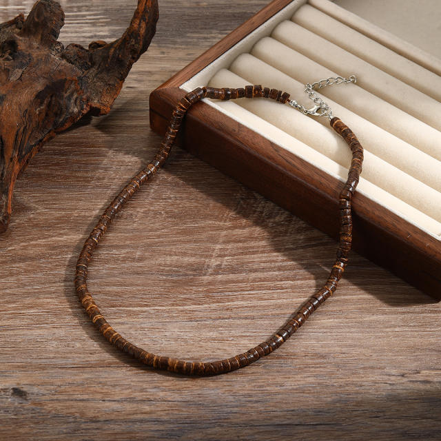 Hip Hop Imperial Stone Beaded Necklace for men