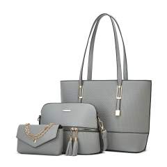 Tote bag fashion large iron chain large capacity handbag set