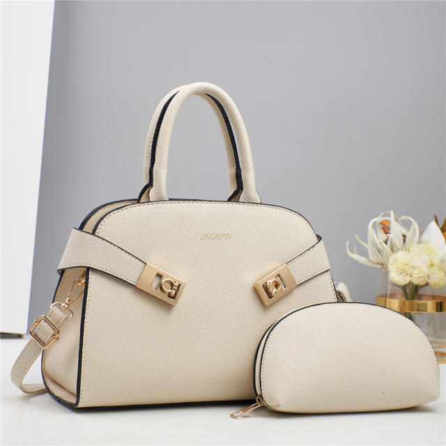 Women's Bag New Bag Large Capacity PU Leather Handbag Women's Tote Bag set