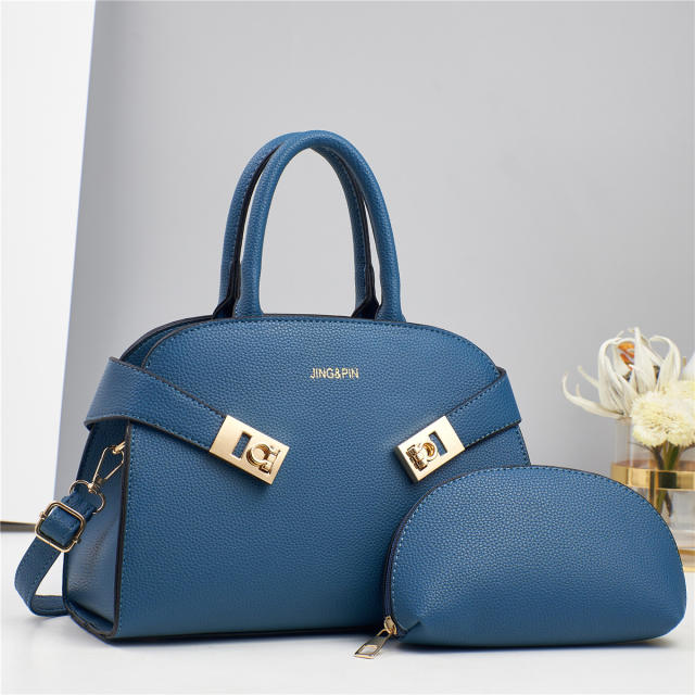Women's Bag New Bag Large Capacity PU Leather Handbag Women's Tote Bag set