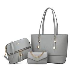 Tote bag fashion large iron chain large capacity handbag set