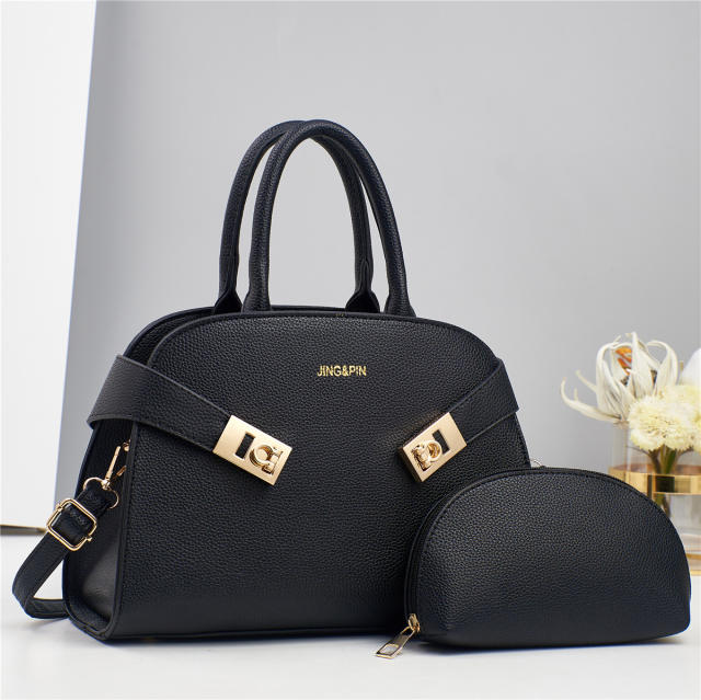 Women's Bag New Bag Large Capacity PU Leather Handbag Women's Tote Bag set