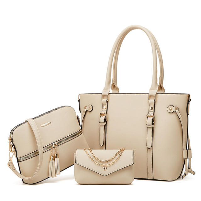 New Simple Fashion All-match Women's Bag Tote Bag Three-piece Set