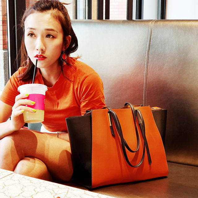 New fashion simple three-piece set shoulder portable tote bag set