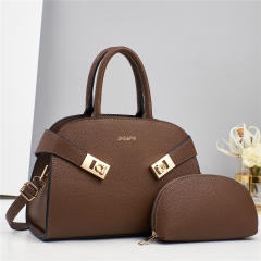Women's Bag New Bag Large Capacity PU Leather Handbag Women's Tote Bag set