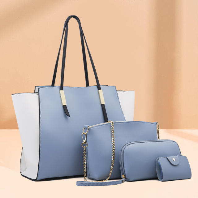 New fashion simple three-piece set shoulder portable tote bag set