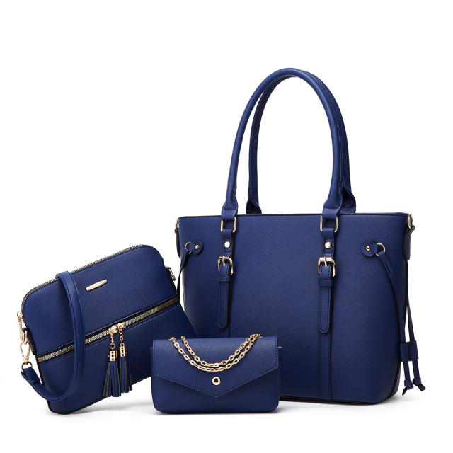 New Simple Fashion All-match Women's Bag Tote Bag Three-piece Set