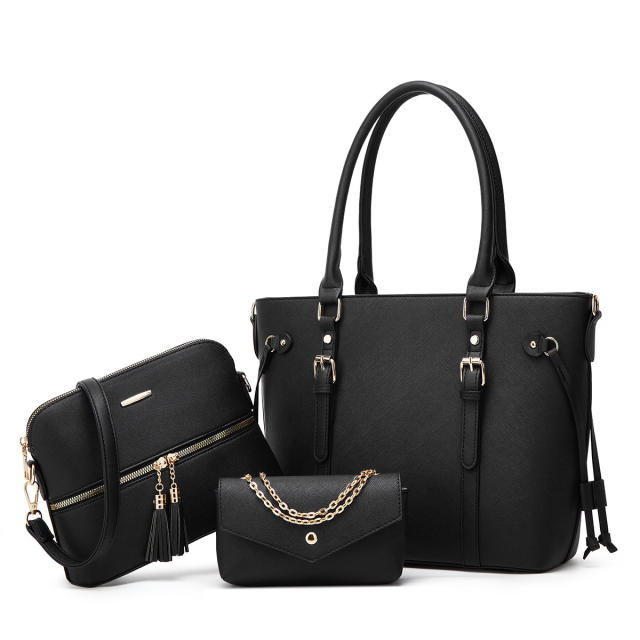 New Simple Fashion All-match Women's Bag Tote Bag Three-piece Set