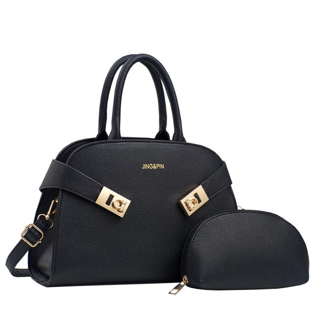 Women's Bag New Bag Large Capacity PU Leather Handbag Women's Tote Bag set