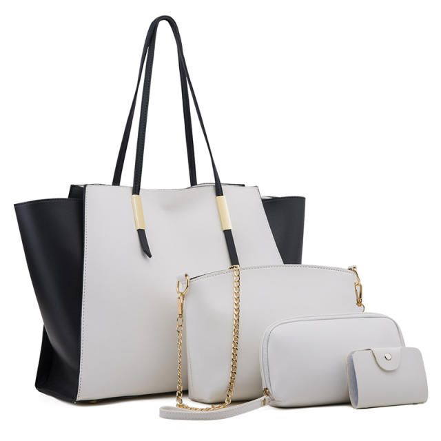 New fashion simple three-piece set shoulder portable tote bag set