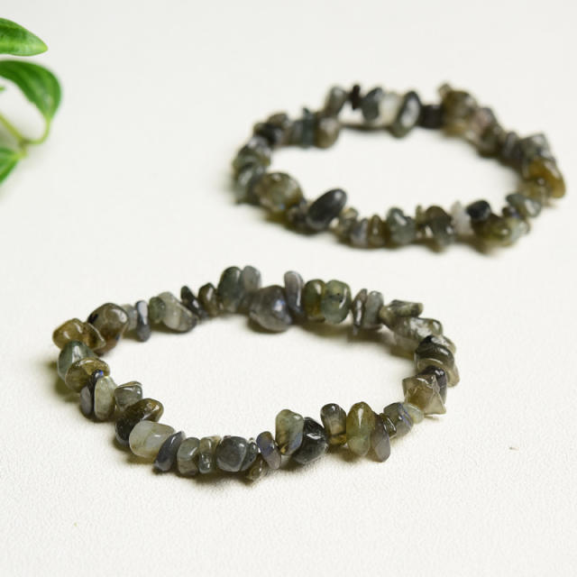 Crystal Bracelet Citrine White Pine Tiger Eye natural Stone Trendy Men's Women's Personalized Bracelet