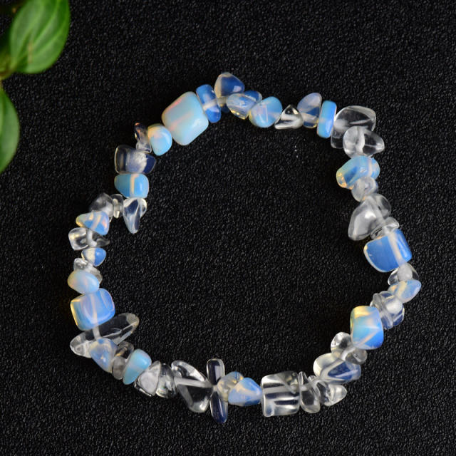 Crystal Bracelet Citrine White Pine Tiger Eye natural Stone Trendy Men's Women's Personalized Bracelet