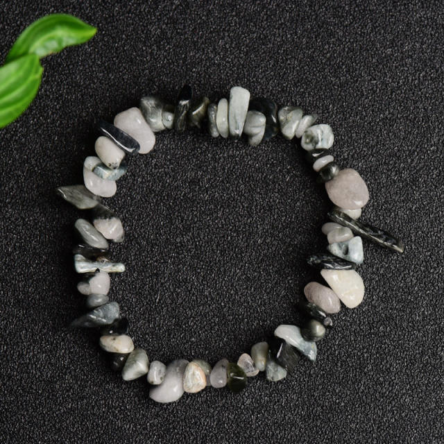 Crystal Bracelet Citrine White Pine Tiger Eye natural Stone Trendy Men's Women's Personalized Bracelet