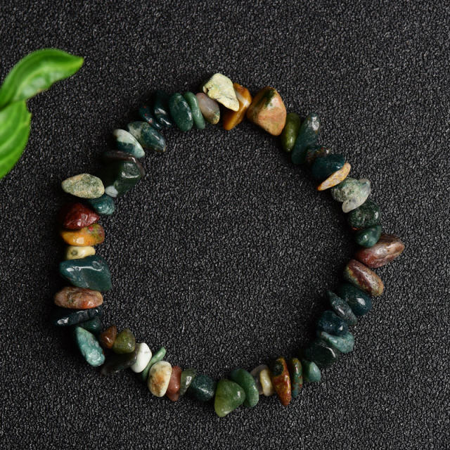 Crystal Bracelet Citrine White Pine Tiger Eye natural Stone Trendy Men's Women's Personalized Bracelet