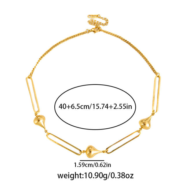 Marine Elements Starfish Conch Love Necklace stainless steel chain necklace for Men Women
