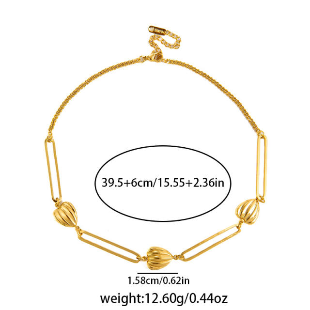Marine Elements Starfish Conch Love Necklace stainless steel chain necklace for Men Women