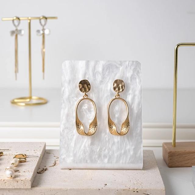 Moire acrylic earrings display rack hanging earrings earrings rack storage stall display jewelry photo props