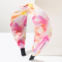 Boho tie dry vacation headband
