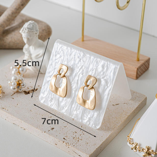 Moire acrylic earrings display rack hanging earrings earrings rack storage stall display jewelry photo props