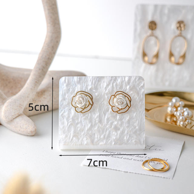 Moire acrylic earrings display rack hanging earrings earrings rack storage stall display jewelry photo props