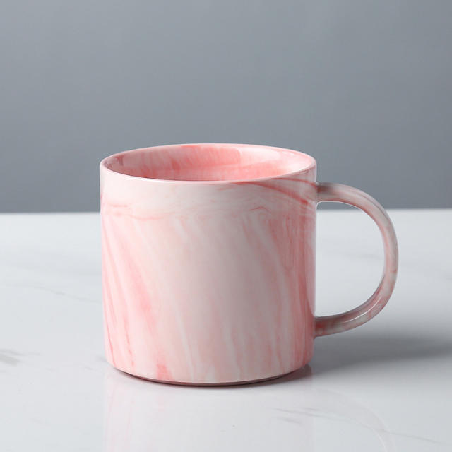 Ceramic Mug Marble Pattern Cup Couple Cup Accompanying Gift Coffee Cup