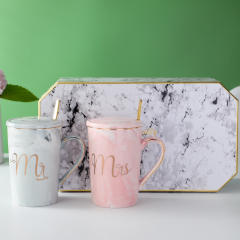 12oz couple cup(octagonal gift box)